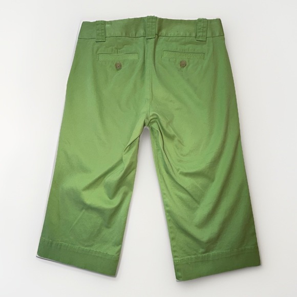 J. Crew Womens Capri Pants Size 8 Green Stretch Favorite Fit 32x18 - Picture 3 of 4